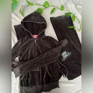 Juicy couture brown track suit